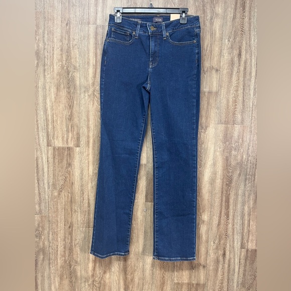 NYDJ Marilyn Straight Blue Jeans - Picture 1 of 8